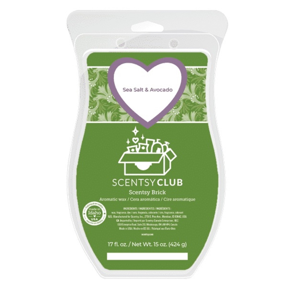 Scentsy - Sea Salt & Avocado | XL Wax Brick Bar [NEW]
